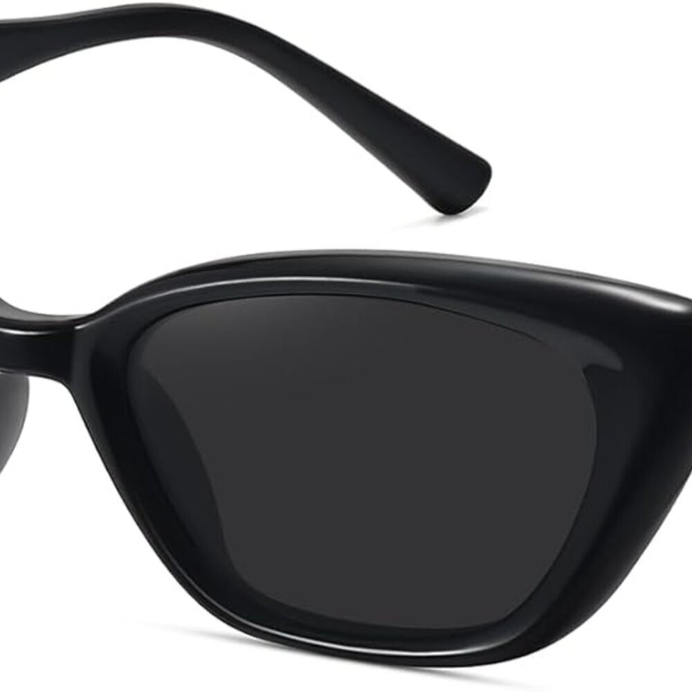 Cat Eye Sunglasses Womens Retro Narrow Trendy Polarized Sunglasses